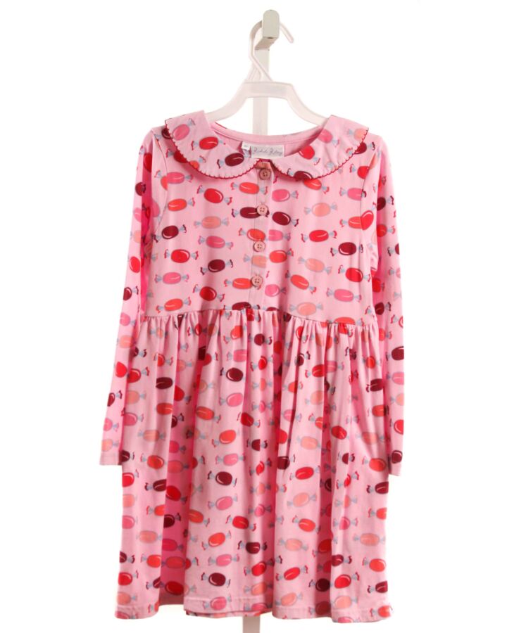RACHEL RILEY  PINK    KNIT DRESS WITH PICOT STITCHING