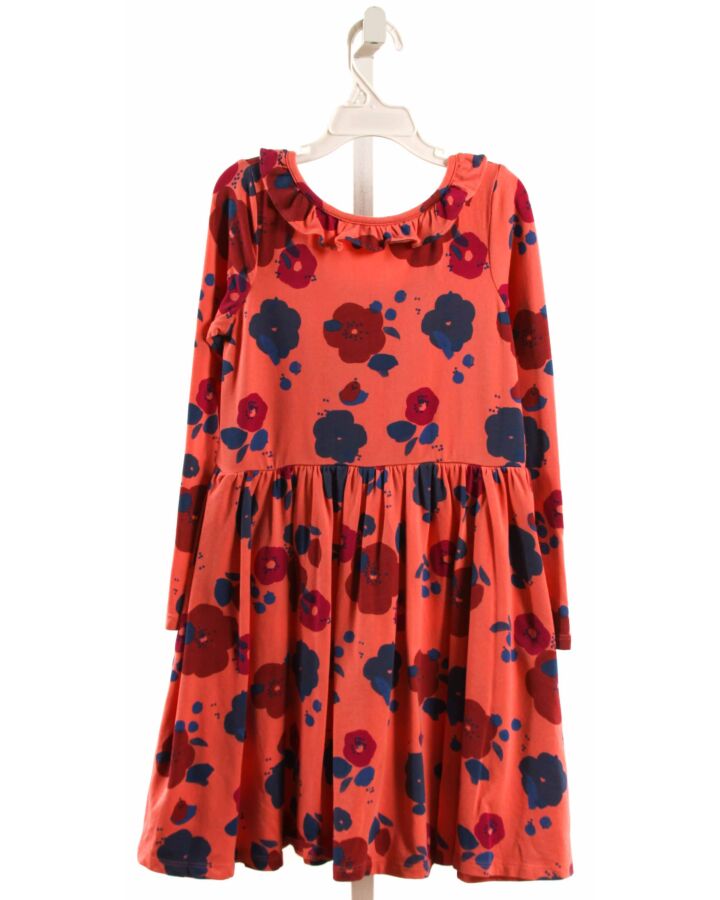 TEA  PINK  FLORAL  KNIT DRESS