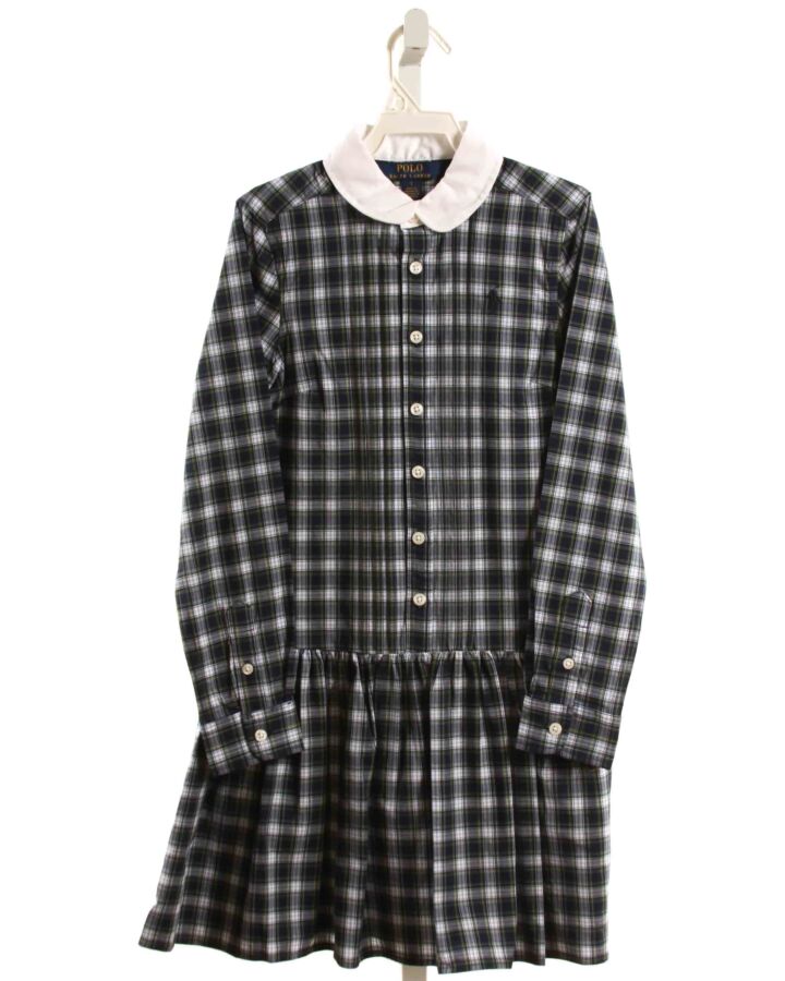 POLO BY RALPH LAUREN  GREEN  PLAID  DRESS