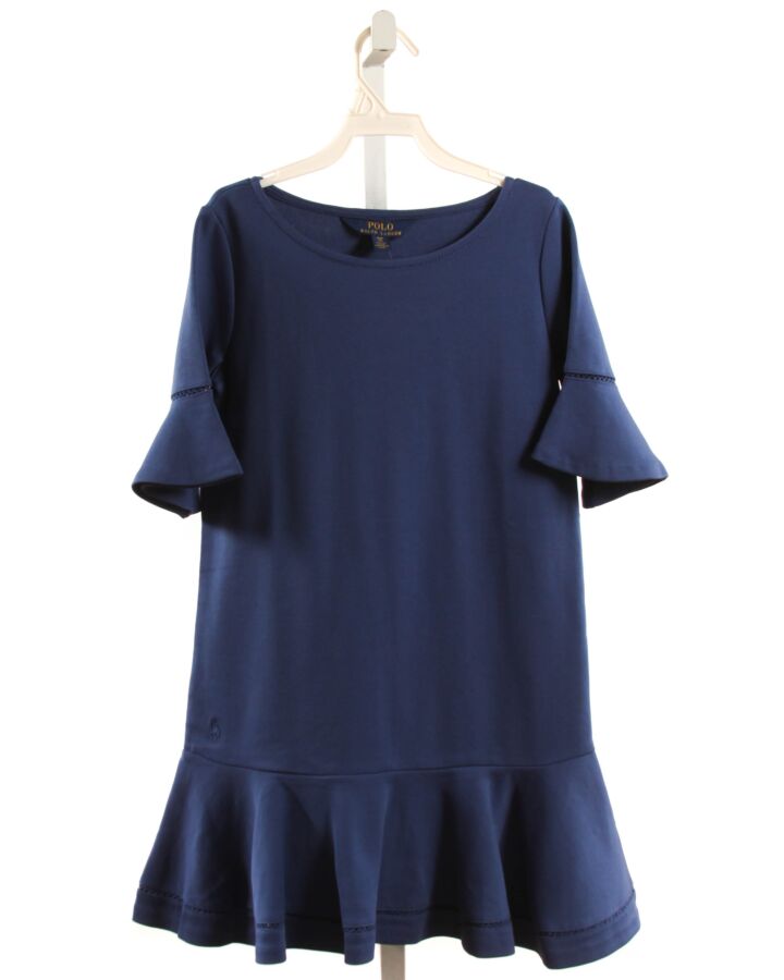 POLO BY RALPH LAUREN  BLUE    KNIT DRESS