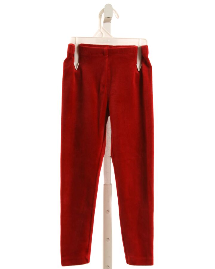 TEA  RED VELOUR   LEGGINGS