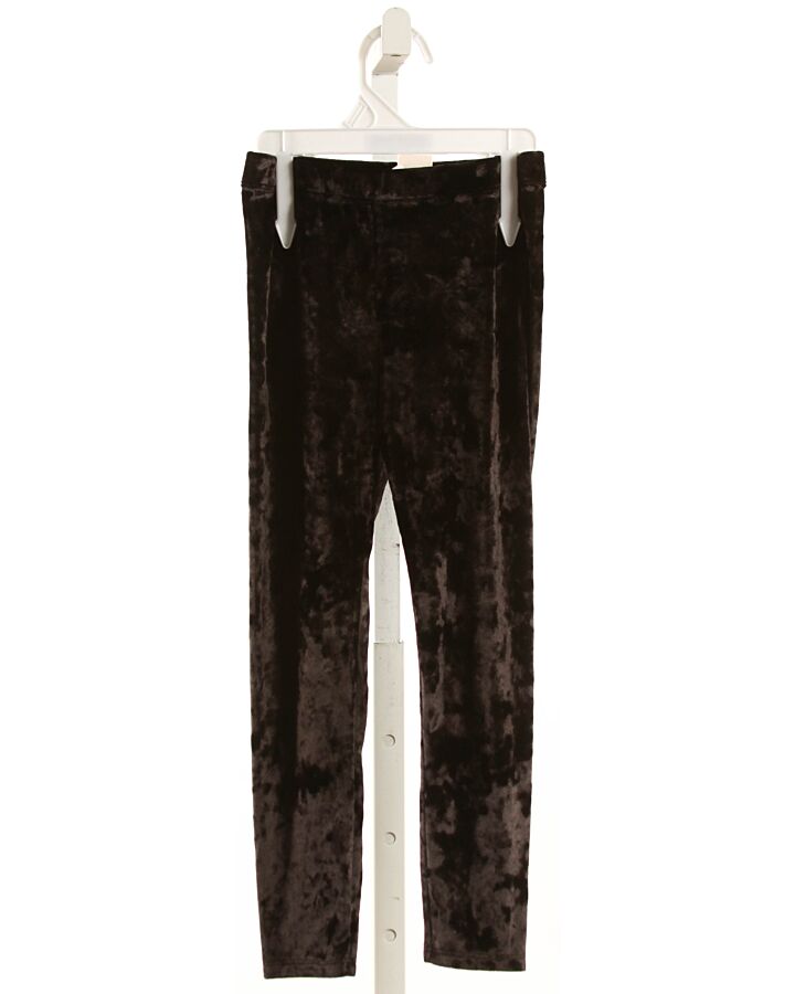 TUCKER & TATE  BLACK VELOUR   LEGGINGS