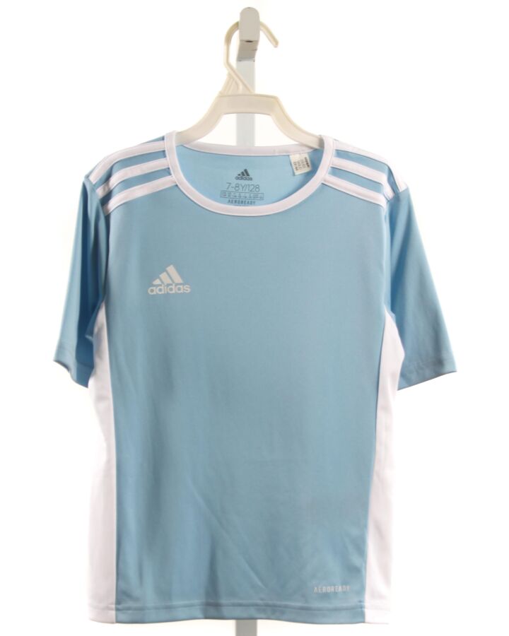 Adidas  LT BLUE    KNIT SS SHIRT