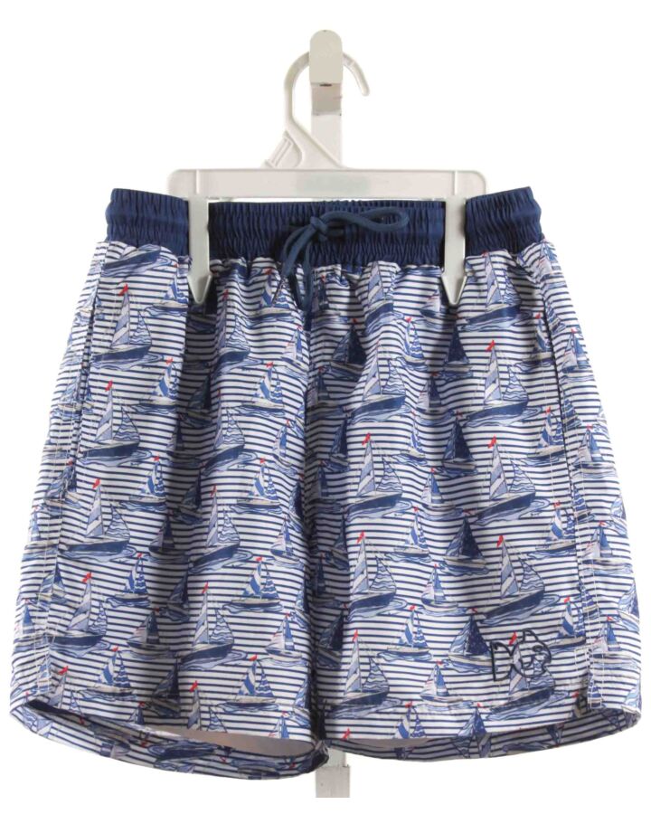 PRODOH  BLUE  STRIPED  SWIM TRUNKS