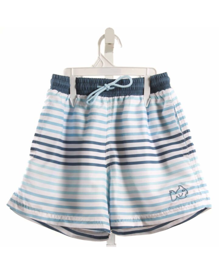 PRODOH  BLUE  STRIPED  SWIM TRUNKS