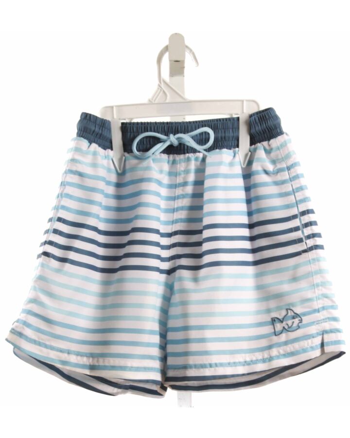 PRODOH  BLUE  STRIPED  SWIM TRUNKS