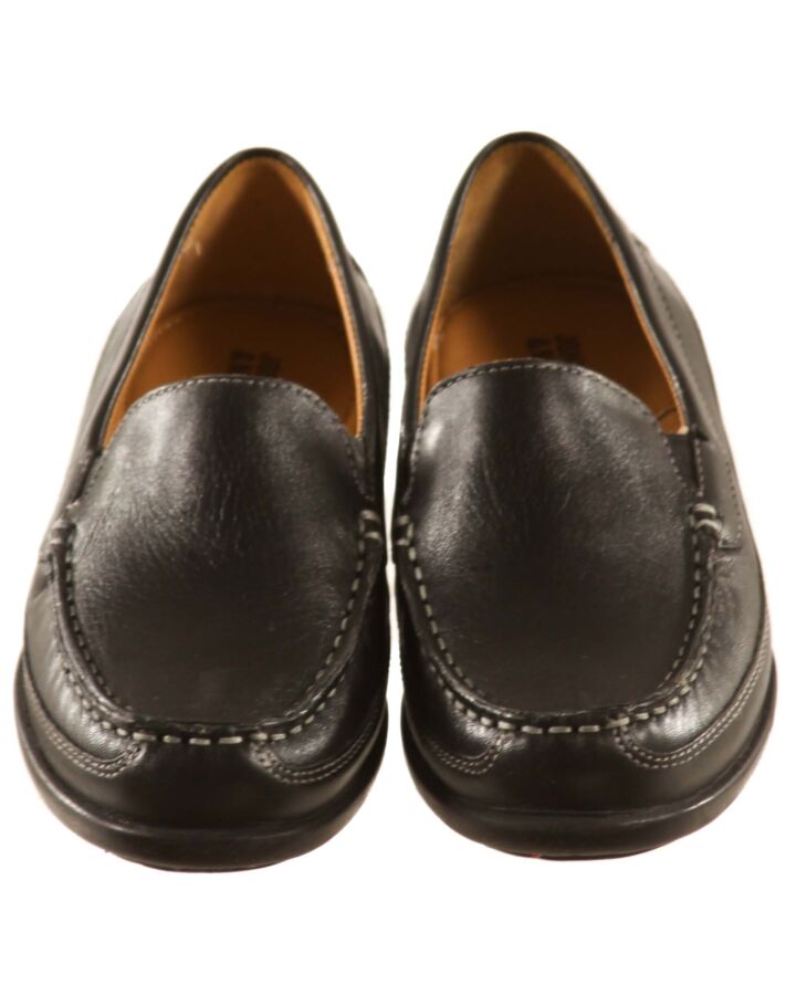 JOHNSTON & MURPHY BLACK LOAFERS *NEW WITHOUT TAG *NWT SIZE TODDLER 12.5