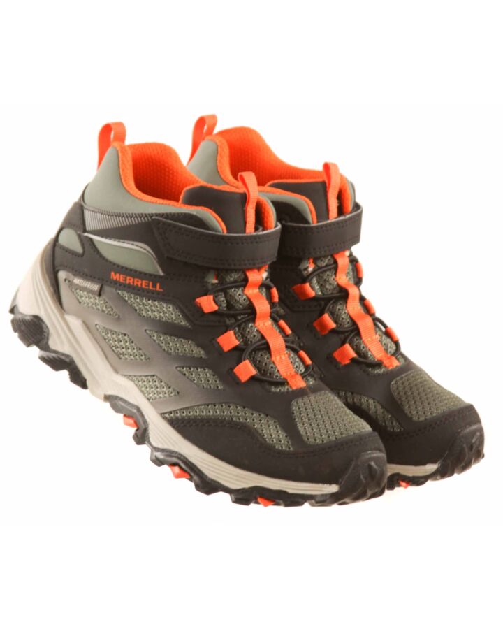 MERRELL GRAY BOOTS *NEW WITHOUT TAG *NWT SIZE CHILD 2