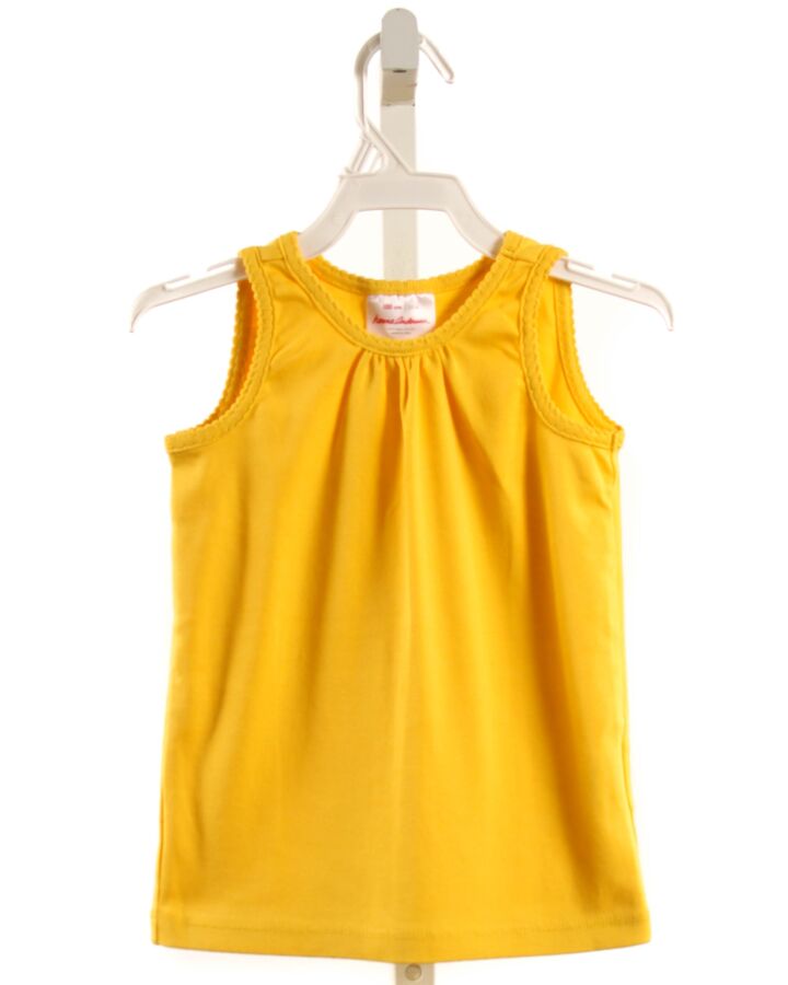HANNA ANDERSSON  YELLOW    KNIT TANK