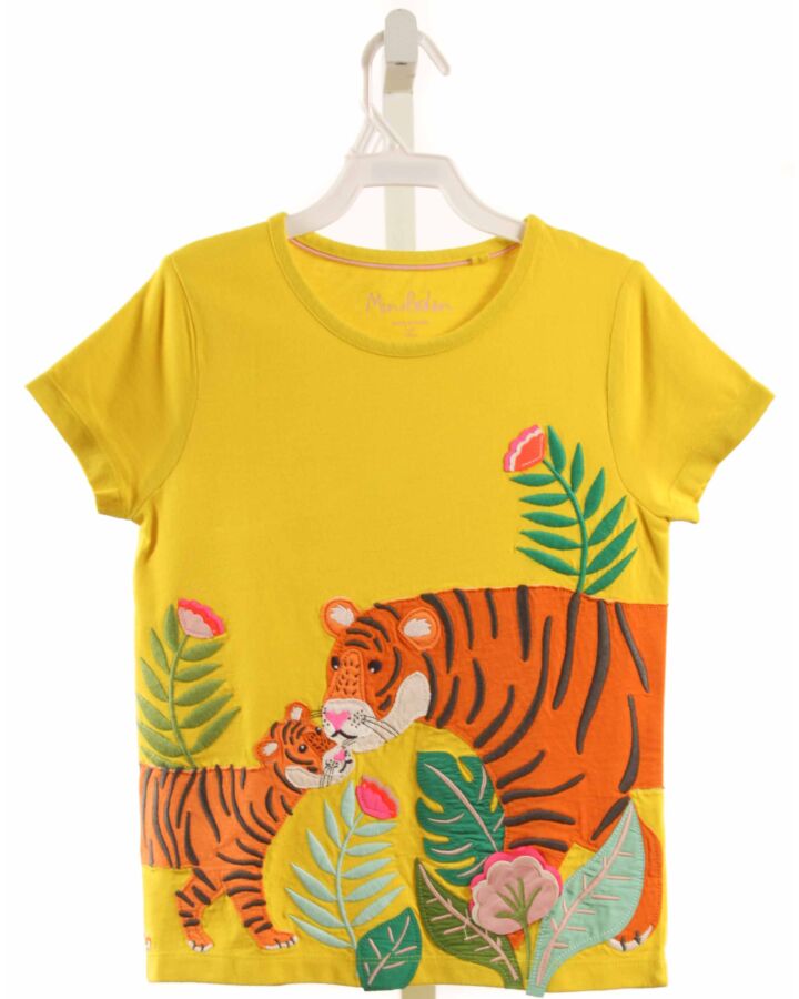 MINI BODEN  YELLOW   APPLIQUED KNIT SS SHIRT