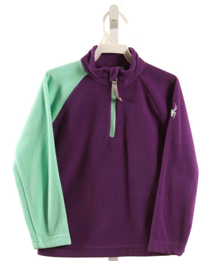 SPYDER  PURPLE FLEECE   PULLOVER