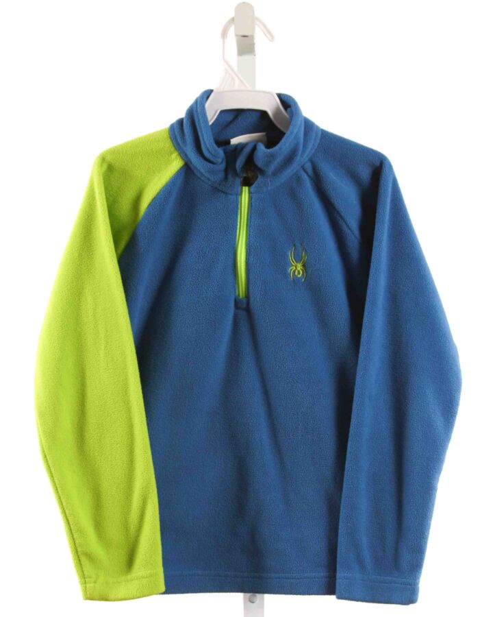 SPYDER  BLUE FLEECE   PULLOVER