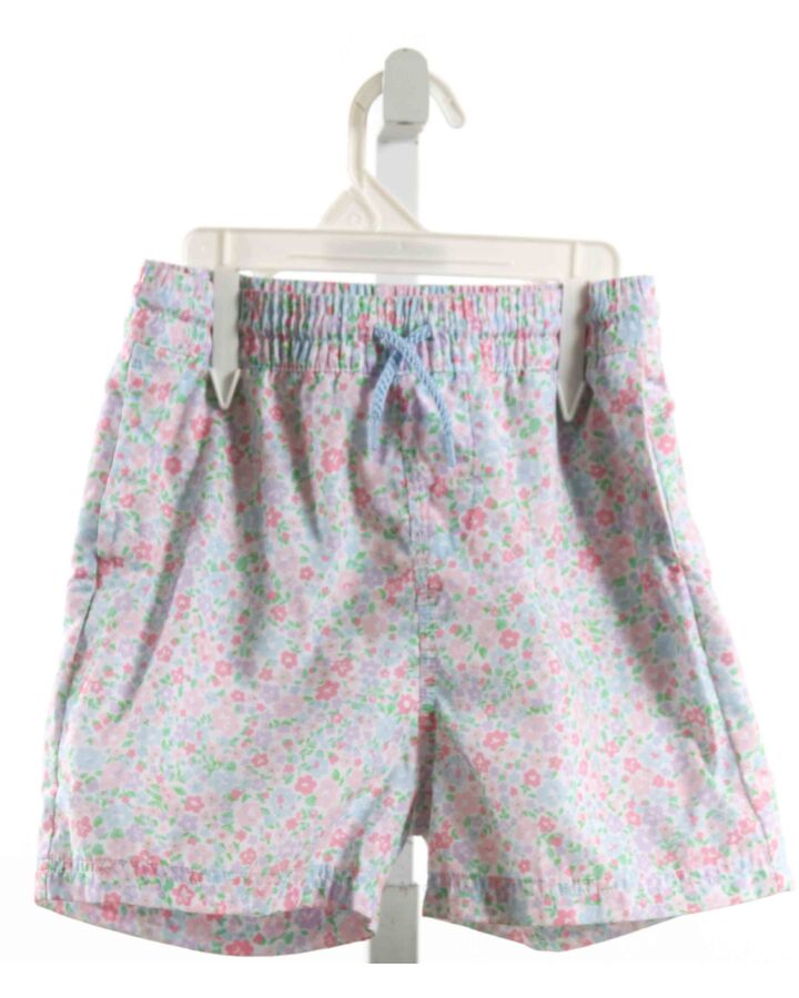 THE BEAUFORT BONNET COMPANY  PINK  FLORAL  SWIM TRUNKS