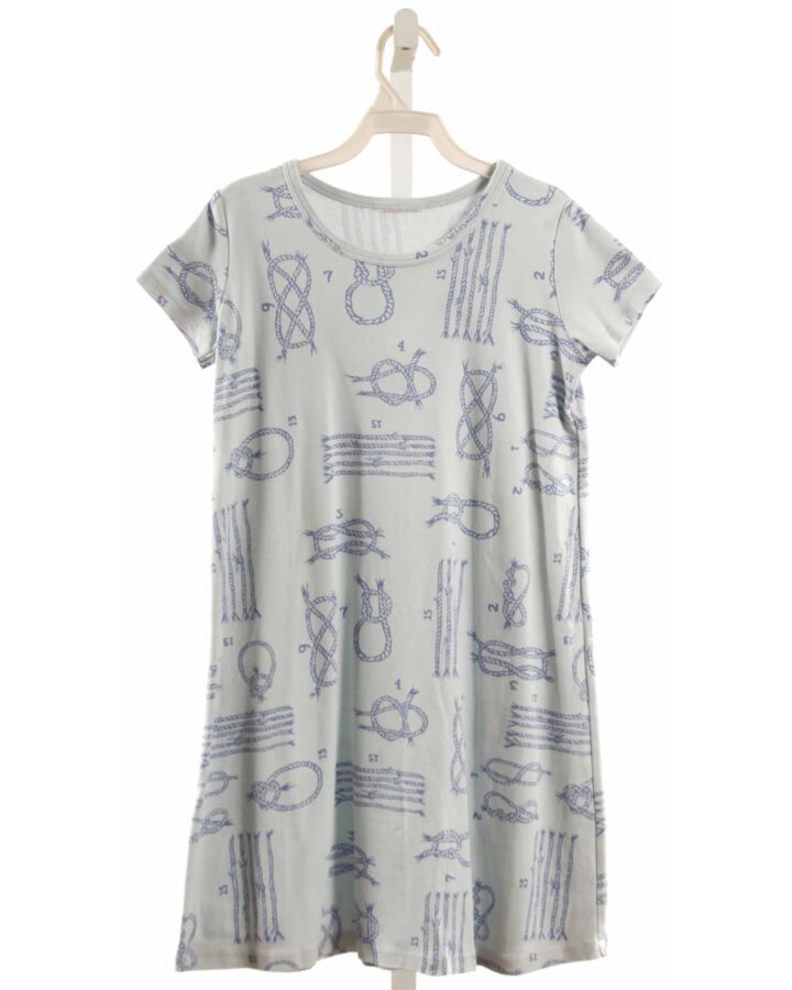 THE BEAUFORT BONNET COMPANY  BLUE  PRINT  KNIT DRESS