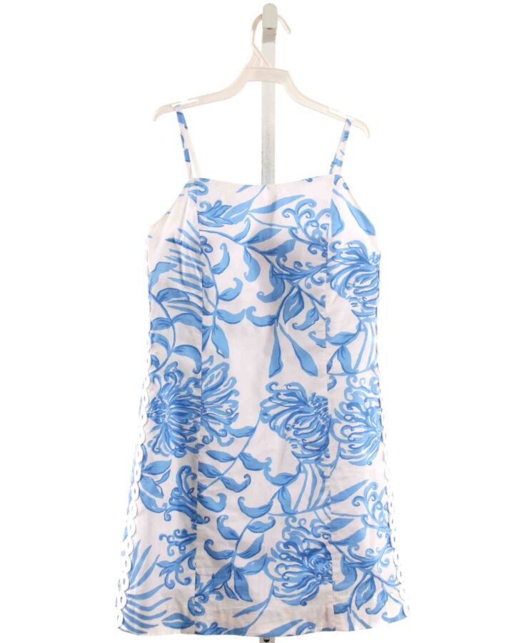 LILLY PULITZER  BLUE  FLORAL  DRESS