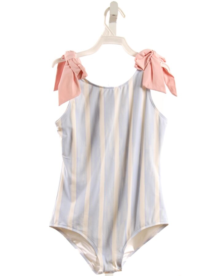 THE BEAUFORT BONNET COMPANY  BLUE  STRIPED  1-PIECE SWIMSUIT