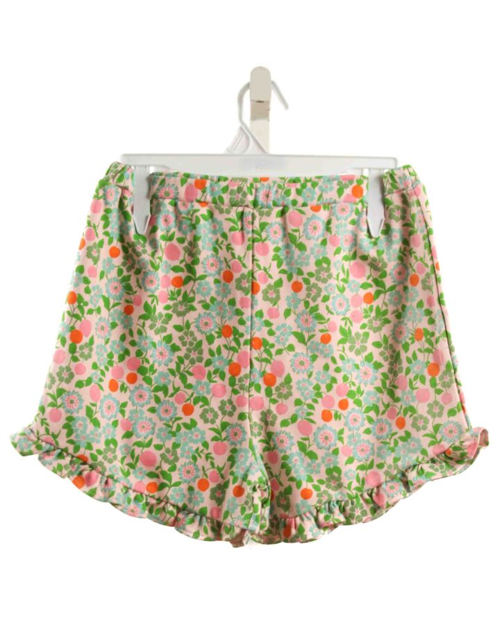 THE BEAUFORT BONNET COMPANY  GREEN KNIT FLORAL  SHORTS