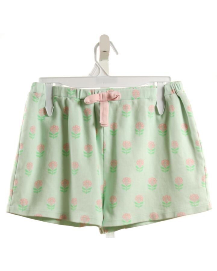 THE BEAUFORT BONNET COMPANY  GREEN KNIT FLORAL  SHORTS