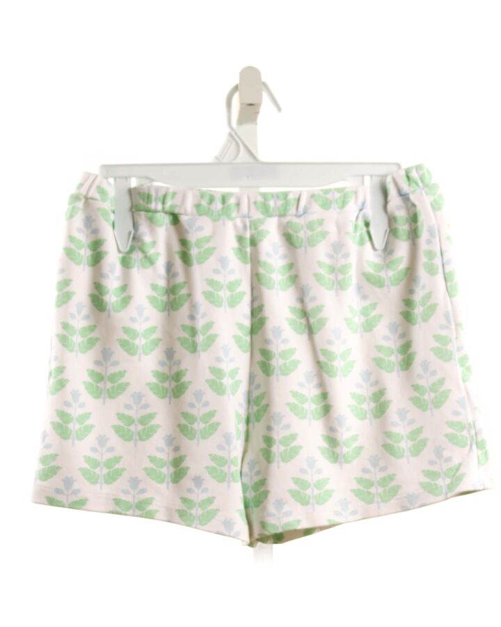 THE BEAUFORT BONNET COMPANY  GREEN KNIT FLORAL  SHORTS