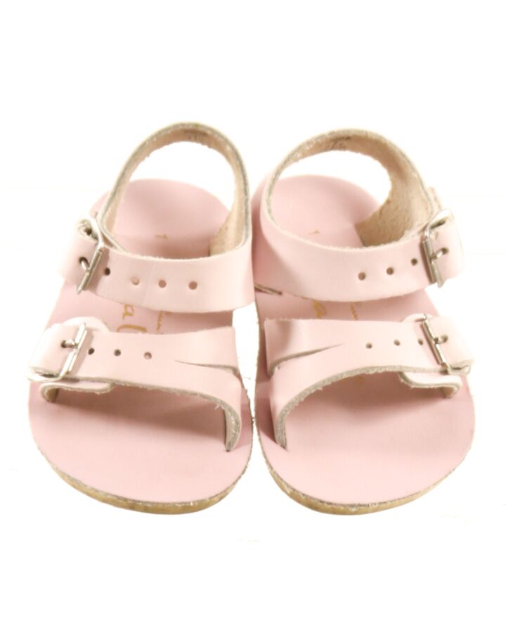 SUN SANS/ SALTWATER SANDALS PINK SANDALS  *EUC SIZE INFANT 1