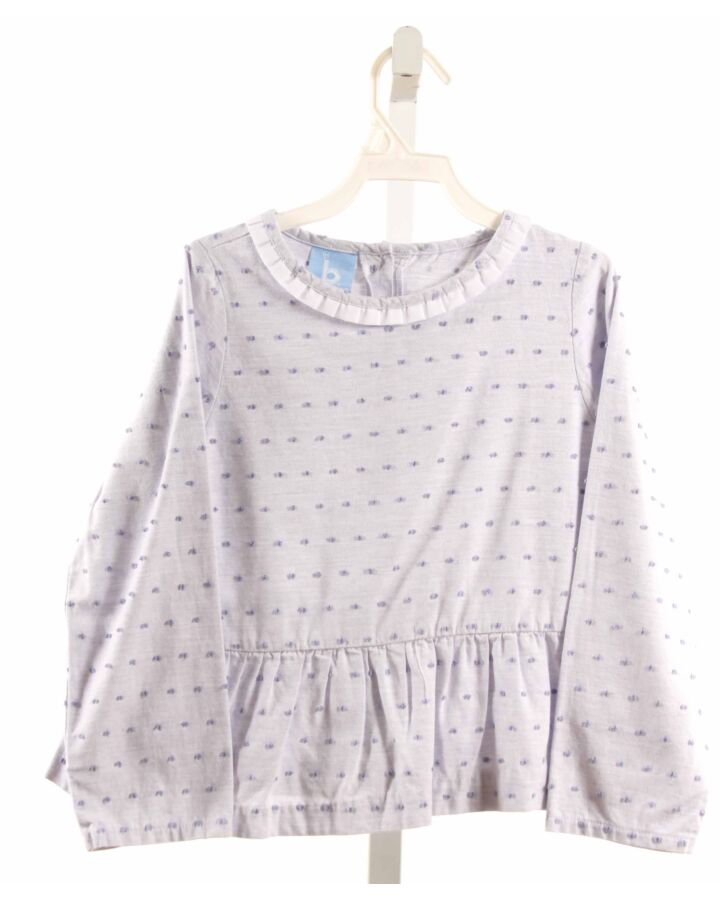 BELLA BLISS  LT BLUE SWISS DOT   SHIRT-LS