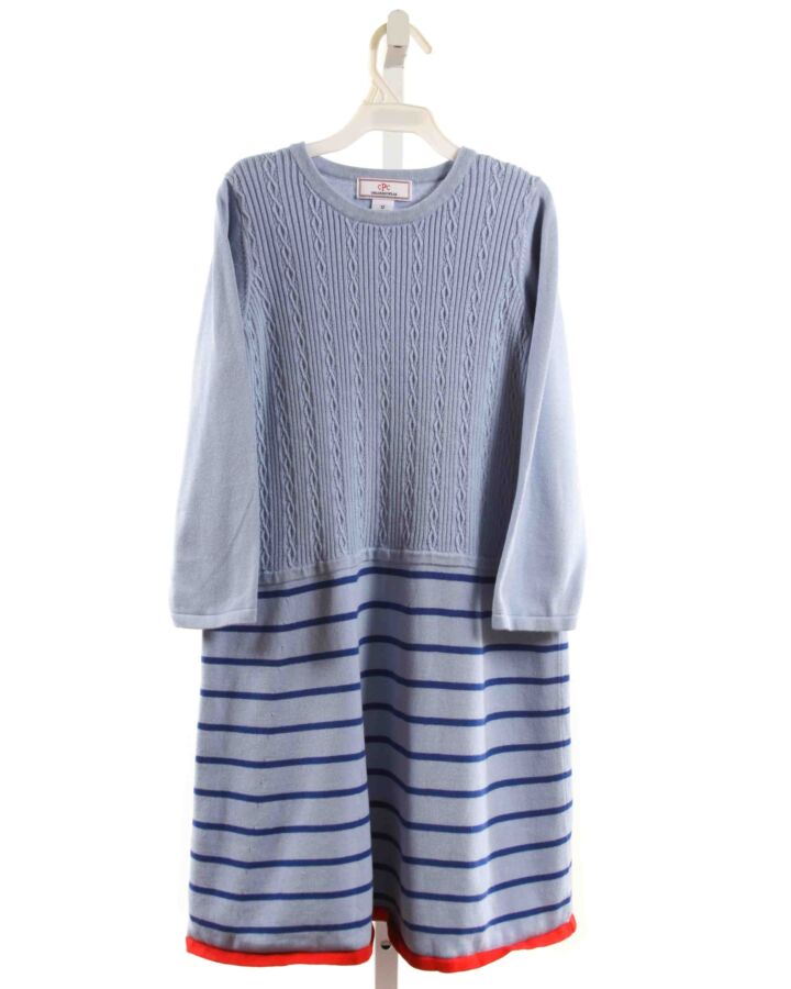 CPC  BLUE  STRIPED  KNIT DRESS