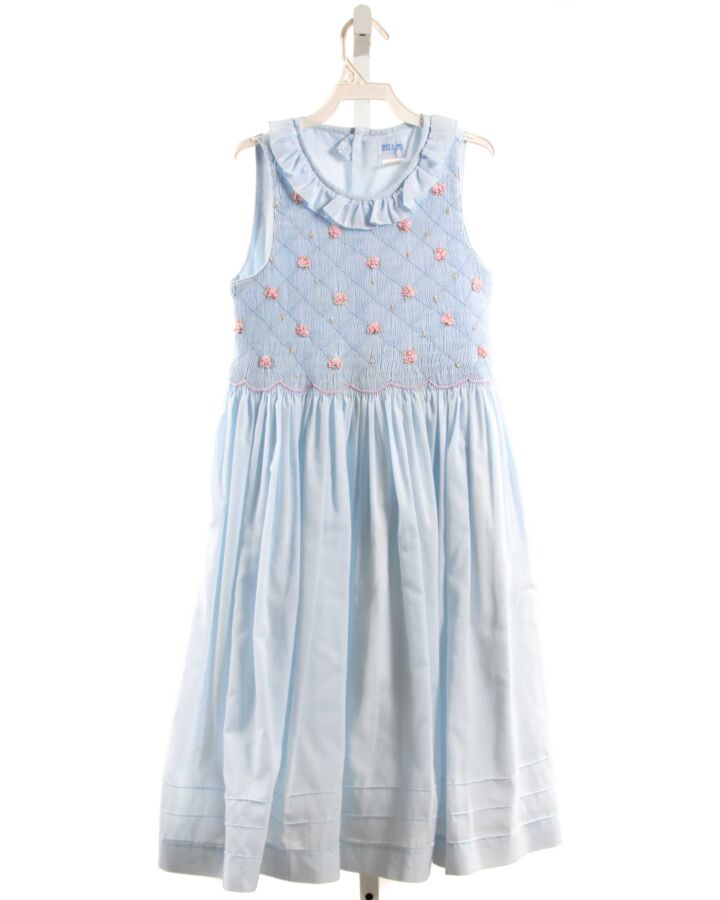 LULI & ME  BLUE   SMOCKED PARTY DRESS