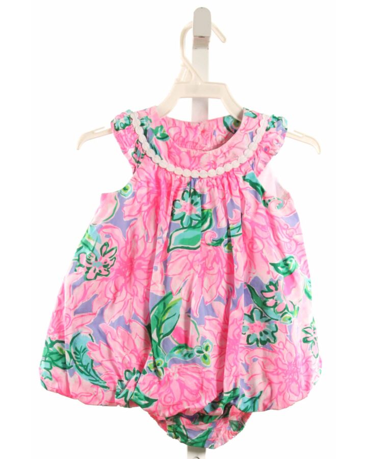 LILLY PULITZER  PINK  FLORAL  DRESS