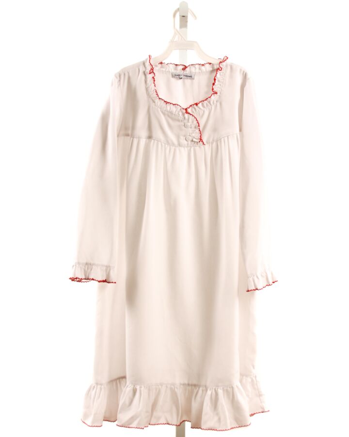 SWEET DREAMS  WHITE    LOUNGEWEAR WITH PICOT STITCHING