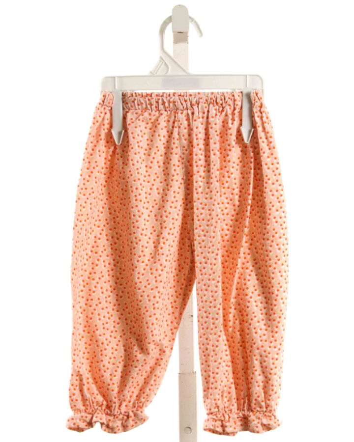 LITTLE LAUNDRY  ORANGE  FLORAL  PANTS