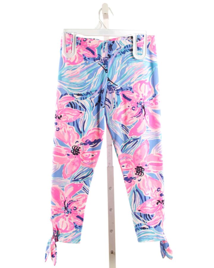 LILLY PULITZER  PINK KNIT FLORAL  LEGGINGS