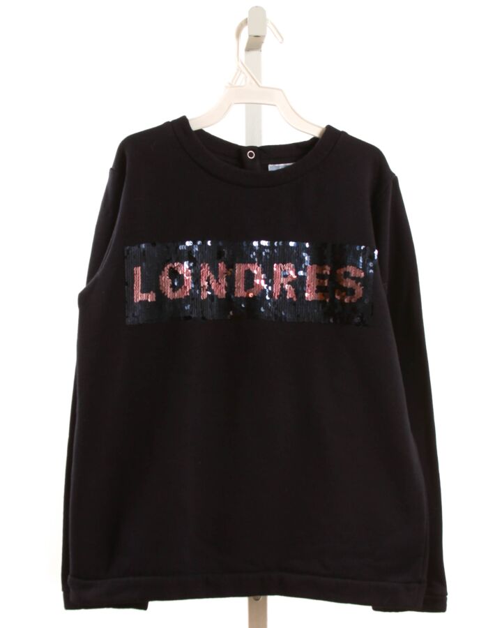 JACADI  NAVY   SEQUINED PULLOVER