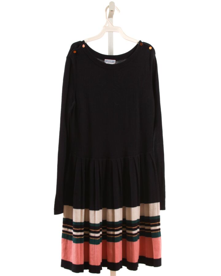 JACADI  NAVY  STRIPED  KNIT DRESS