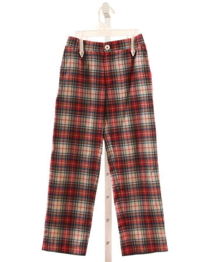 BABY CZ  RED  PLAID  PANTS