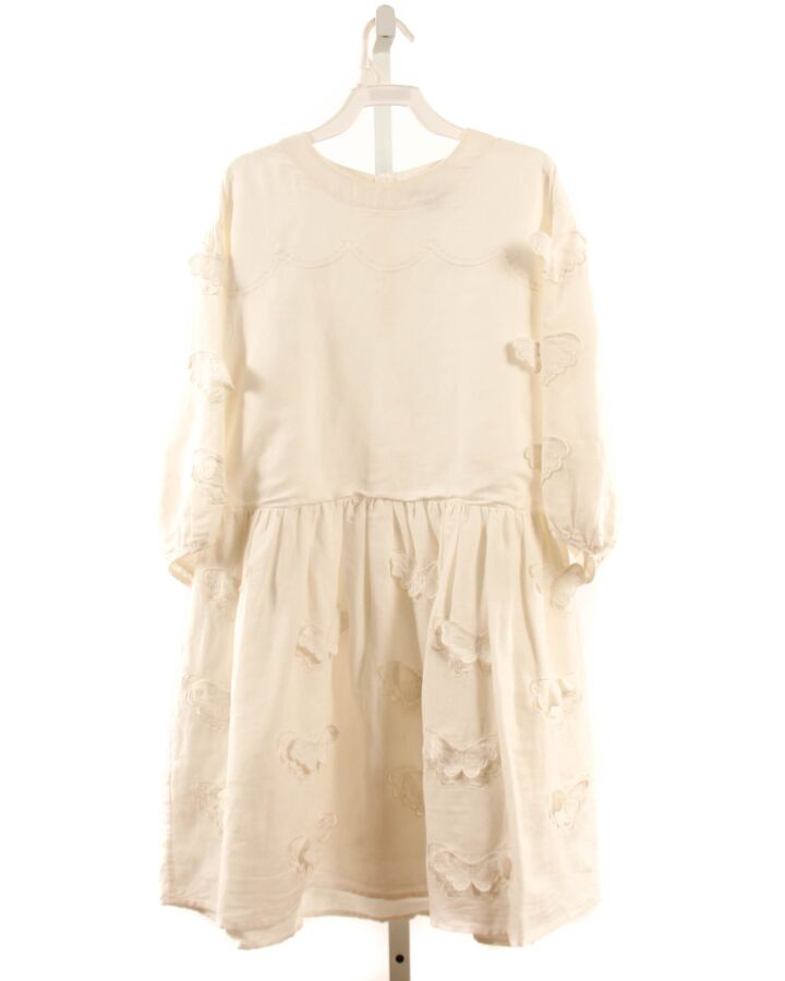 STELLA MCCARTNEY  WHITE   APPLIQUED DRESS