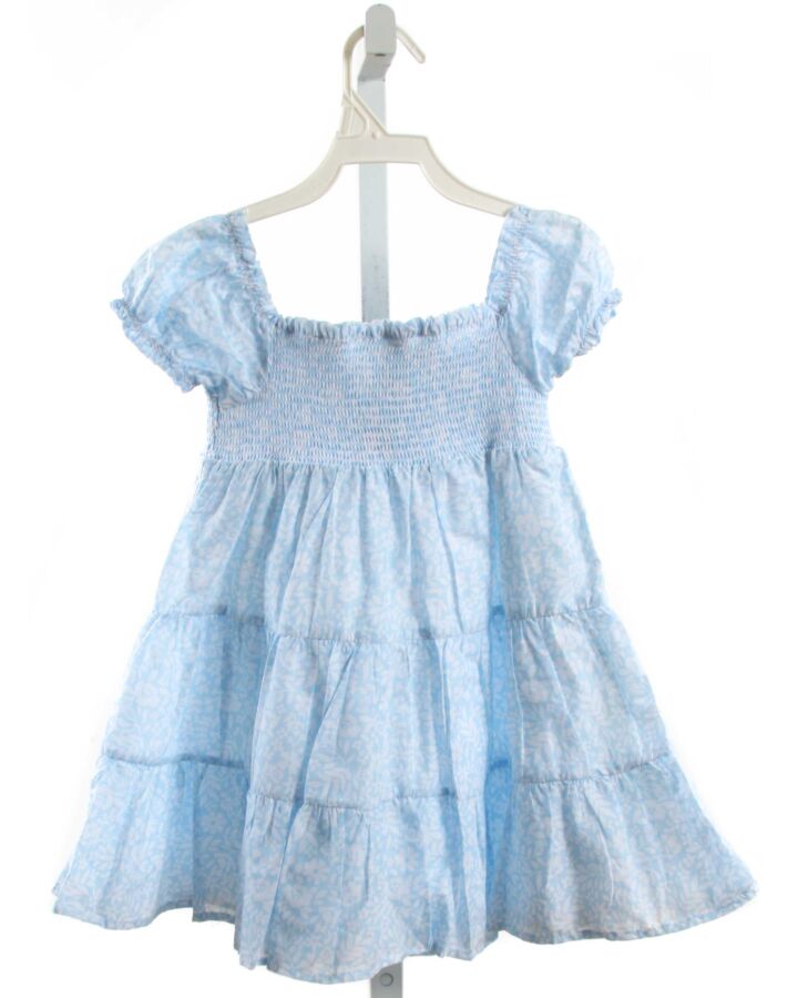 JOIE  LT BLUE  FLORAL SMOCKED DRESS