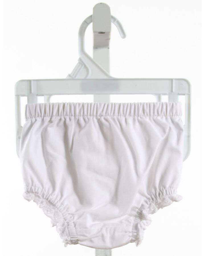 THE BEAUFORT BONNET COMPANY  WHITE    BLOOMERS WITH EYELET TRIM