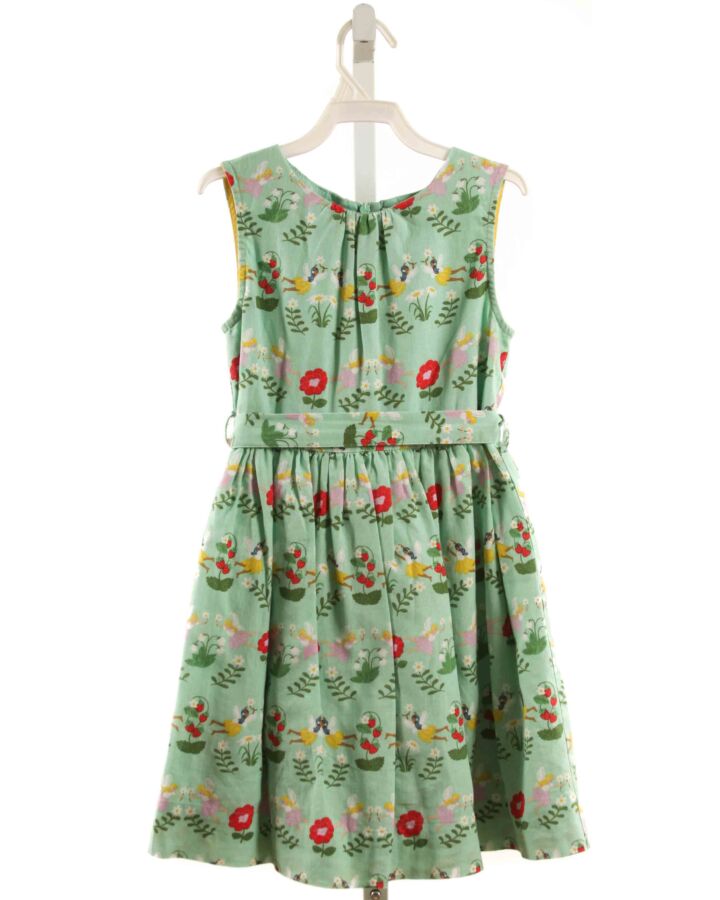 MINI BODEN  MINT LINEN FLORAL  DRESS