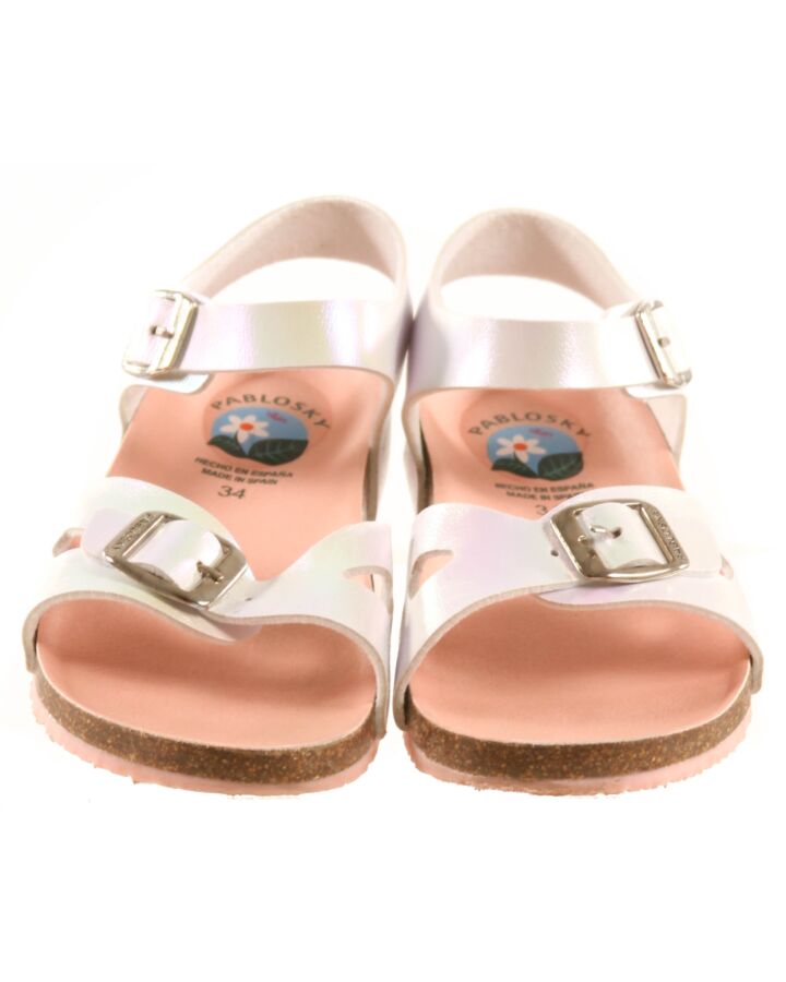 PABLOSKY WHITE SANDALS *EU SIZE 34 *EUC SIZE CHILD 3