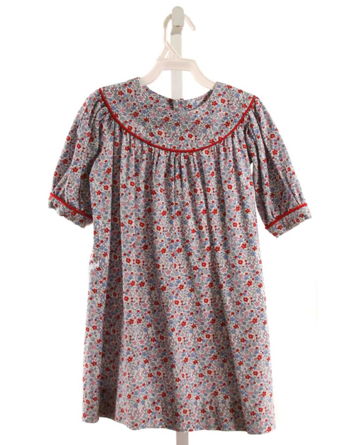 REMEMBER NGUYEN  RED  FLORAL  DRESS