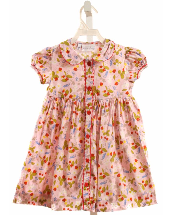 RACHEL RILEY  PINK  FLORAL  DRESS WITH RIC RAC