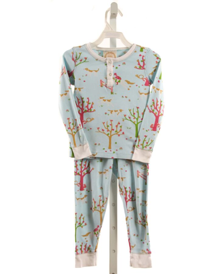THE BEAUFORT BONNET COMPANY  BLUE   PRINTED DESIGN LOUNGEWEAR