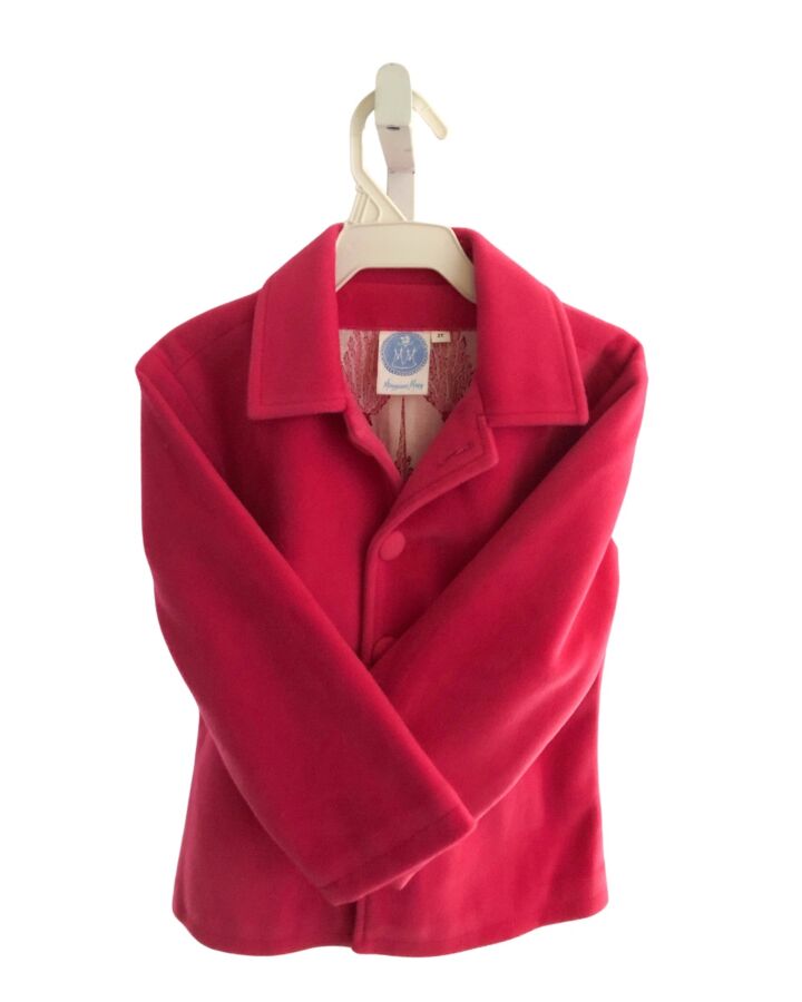 MONOGRAM MARY  HOT PINK VELVET   DRESSY OUTERWEAR