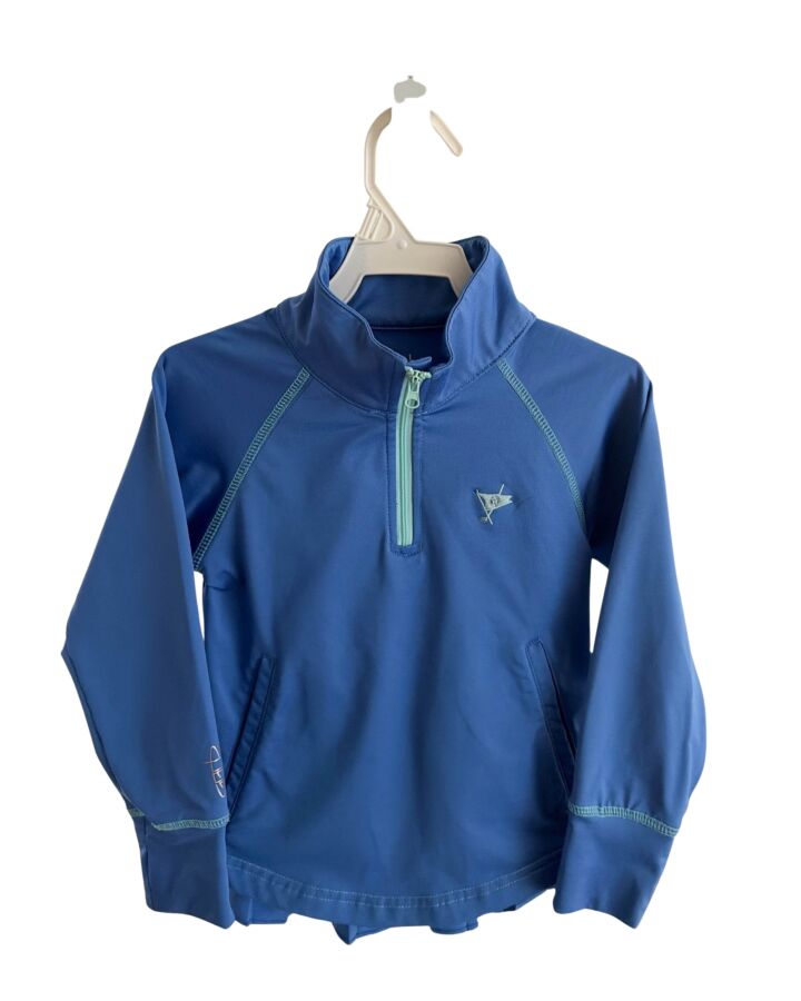 GARB  BLUE    PULLOVER WITH RUFFLE