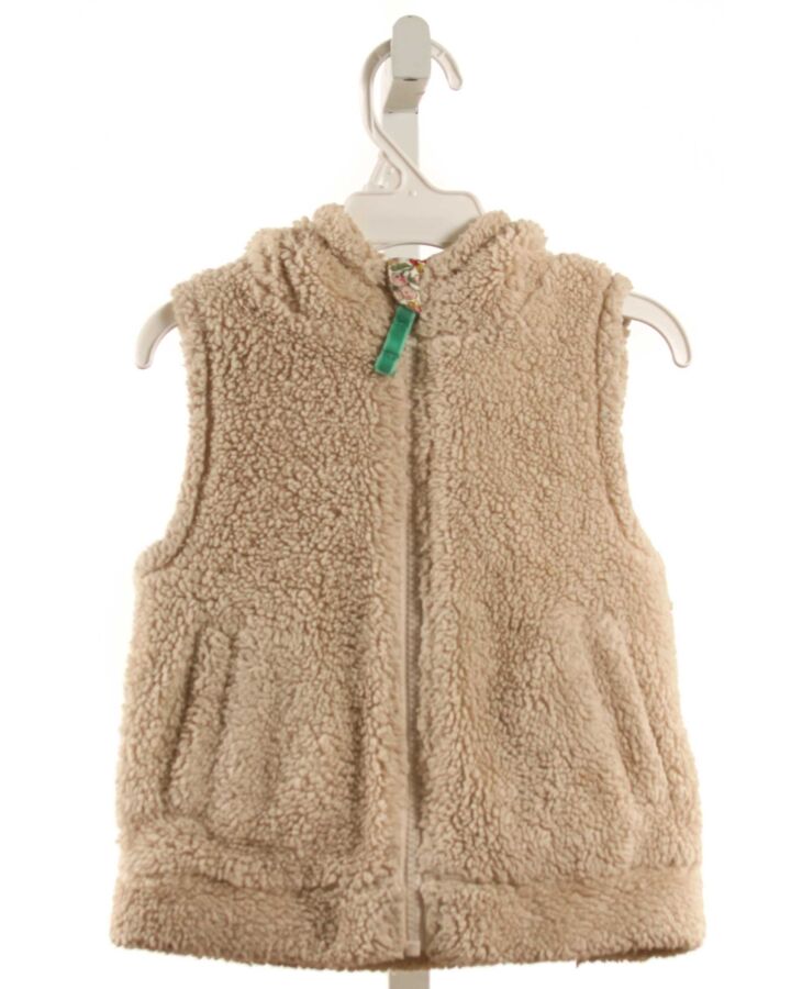 MINI BODEN  BROWN FLEECE   VEST