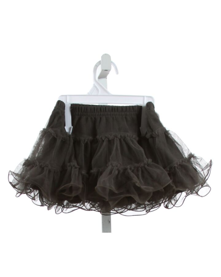 LILI GAUFRETTE  GRAY TULLE   SKIRT