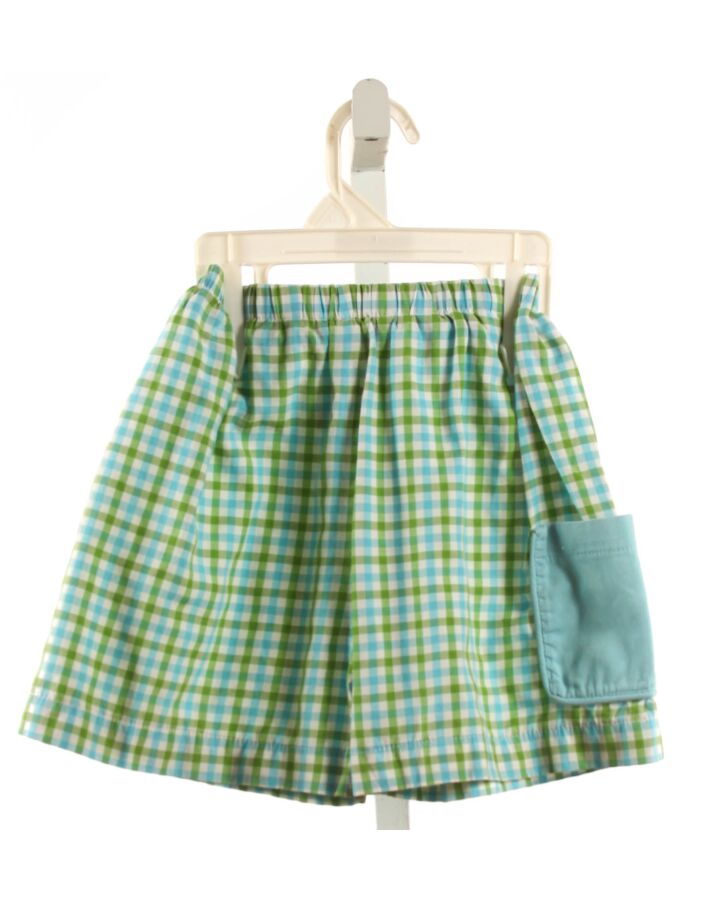 ALICE KATHLEEN  GREEN  PLAID  SHORTS