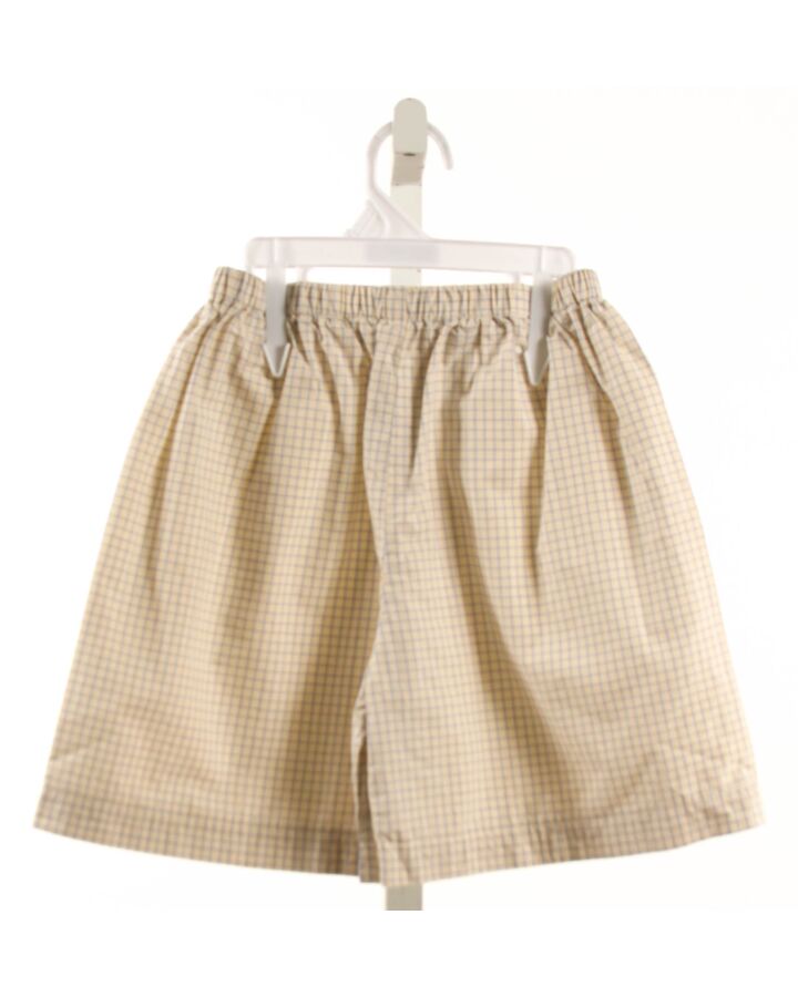 ALICE KATHLEEN  PALE YELLOW  WINDOWPANE  SHORTS