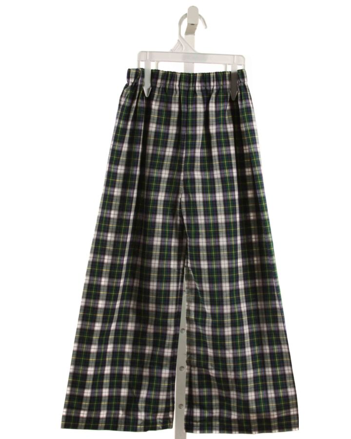 HANNAH KATE  FOREST GREEN  PLAID  PANTS