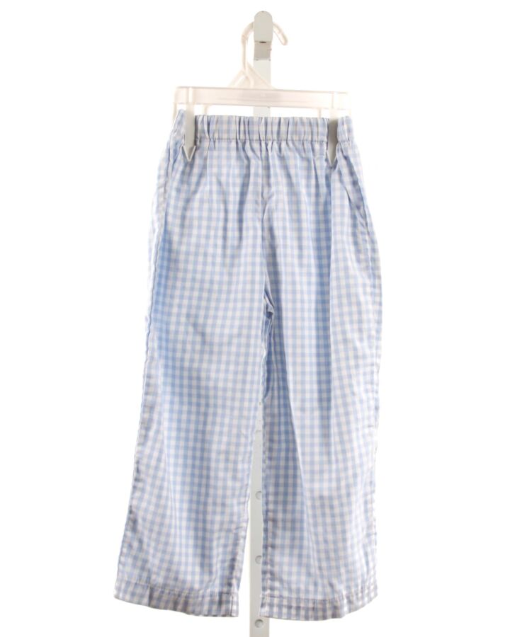 MARY & GRACE  LT BLUE  GINGHAM  PANTS